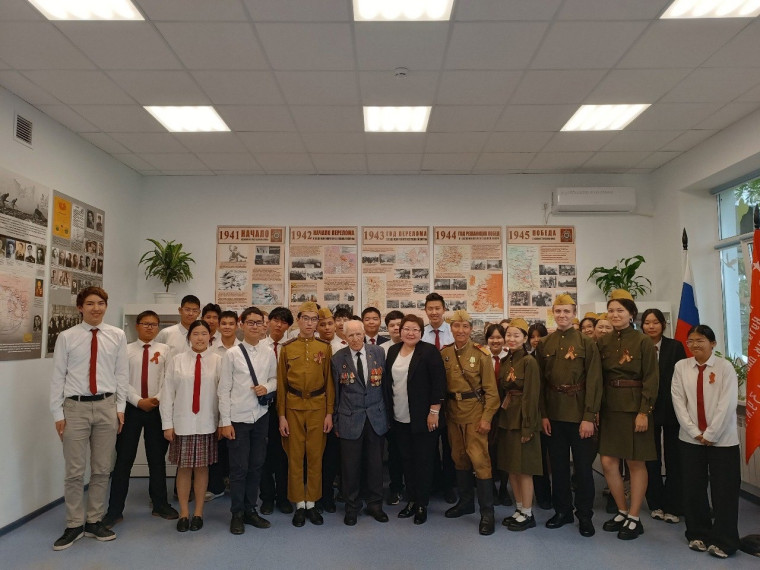 Торжественное открытие музея Боевой Славы в лицее.